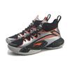 Li Ning Power 7 Премиальная амортизация Устойчивые к истиранию Нескользящие Высокие Баскетбольные кроссовки Мужские Черный Серебристый ABAQ071-4