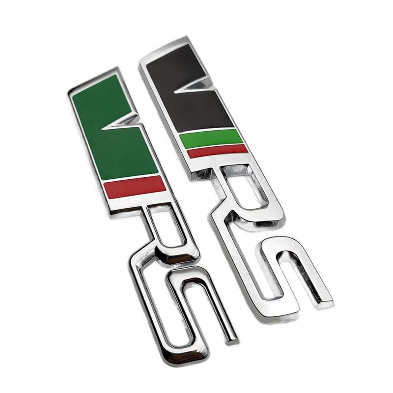 AHUQ1 3D Metal Silver Black VRS Logo Emblem Car Mudguard Badge Trunk Decal for Skoda Fabia Kodiaq MK2 MK3 A7 A5 Sticker