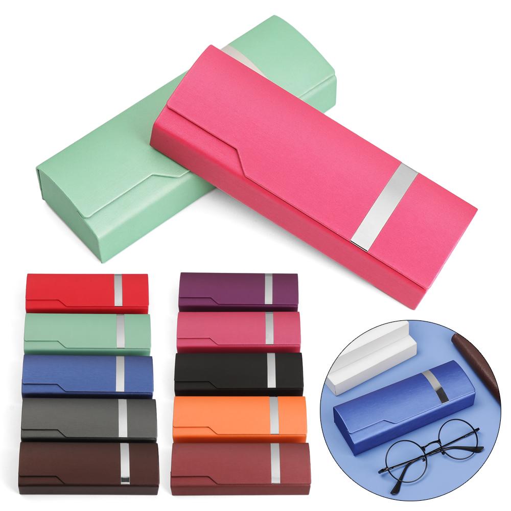 Women High-grade Steel Ribbon Glasses Box Eyewear Protector Reading Eyewear Case Myopia Glasses Box
