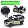 Масштаб 1/26 Welly 2020 Land Rover Defender, модель автомобиля из сплава, литье под давлением, металлическая игрушка, внедорожник, высокая имитация, коллекция, подарок для детей