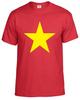 Футболка со звездой Флага Вьетнама Мужская Вьетнамский символ Забавная Sci-Fi Идея для подарка Топ