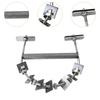 Parrot Stand Toy Stainless Steel Branch Support for Bird Cage Accessories for Conures Parakeets Macaw Cages