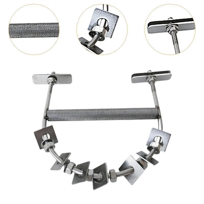 Parrot Stand Toy Stainless Steel Branch Support for Bird Cage Accessories for Conures Parakeets Macaw Cages
