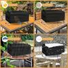 Чехол для газовой плиты, чехол для хранения 600D PVC для портативного гриля, размер 25 x 18 x 15 для использования на садочной полке и для мобильного хранения кухонного оборудования