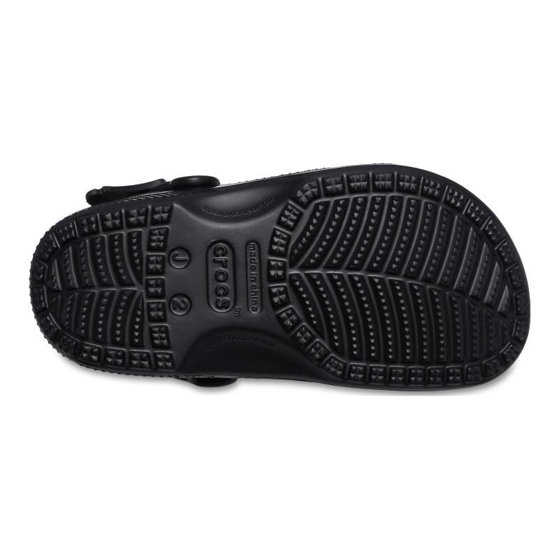 Crocs Детские сандалии с противоскользящей и износостойкой подошвой, черная детская модель