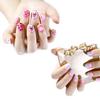 Children Press On Candy Color Self Adhesive Fake Nails False Nails Nail Art Manicure Tips