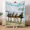 Name Custom The Beach Boys Print Flannel Blanket High Quality Warm Comfortable Cover for All Seasons Perfect for Gifts Home Decor