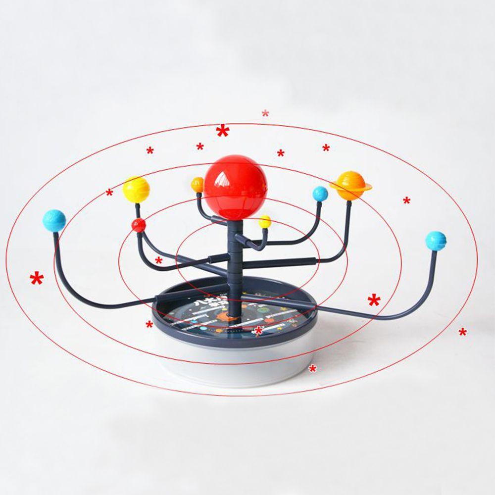 Science Project Plastic Gift Astronomy Educational Toy Child 9 Planets DIY Toys Solar System Model