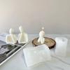 DIY Mother Father Son Portrait Silicone Candle Molds 3D Abstract Family Statue Plaster Crafts Resin Concrete Mold Handmade Soap