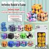Iron-bearing Cross-border Infinite Rubik's Cube: Versatile, Geometric 3D Puzzle Toy for Decompression and Education.