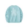 Anta Толстовка с круглым вырезом и принтом Life Series, унисекс, мягкая, дымчато-голубая 172428706-2