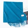 Solid Color Imitation Cashmere Scarf Women's Winter Warm Shawl Neck Scarves