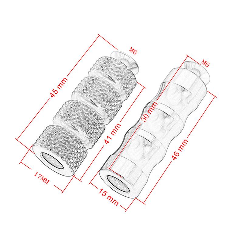Подножки с ЧПУ подходят для мотоцикла с резьбой M6, рычаг переключения передач, тормозной рычаг для Aprilla BMW Honda Kawasaki Ducati Suzuki