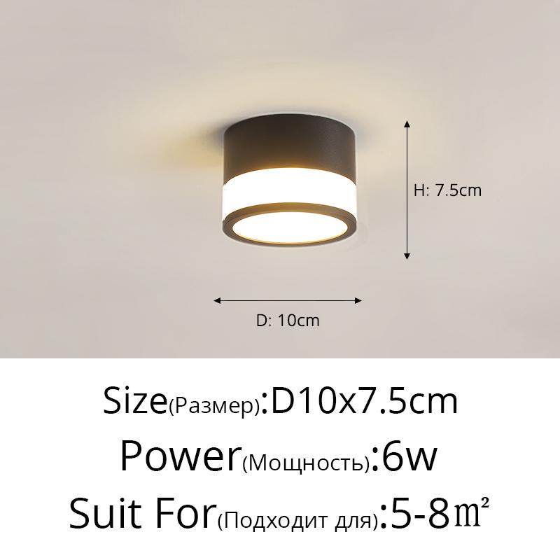 Led Ceiling Lights Modern Minimalist Bedroom Kitchen Dining Room Indoor Lighting Decor Ceiling Lamps Study Balcony Ceiling Lamps