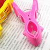 4 Pcs Plastic Bright Color Large Towel Pegs Clips Quilt Clothes Drying Tool Clip
