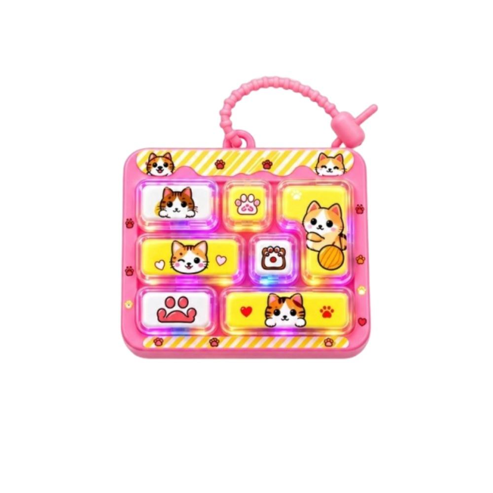 Animals 7 Keys Keyboard Keychain Cartoon Keyboard Clicker Keychain  Backpack Decor