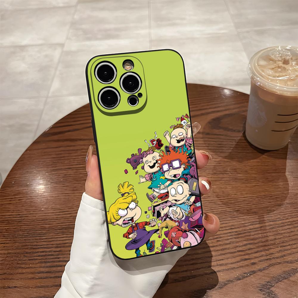Phone Case For 17 Pro Max Iphone 14 Pro Max 12 16 15 13 Pro 11 Xr X Xs 8 7 Plus Back Cover Boy & Girl Rugrats Chuckie's