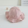 Pleated Infant Bucket Hat Love Heart Toddle Fisherman Hat Sweet Baby Sunhat  Baby