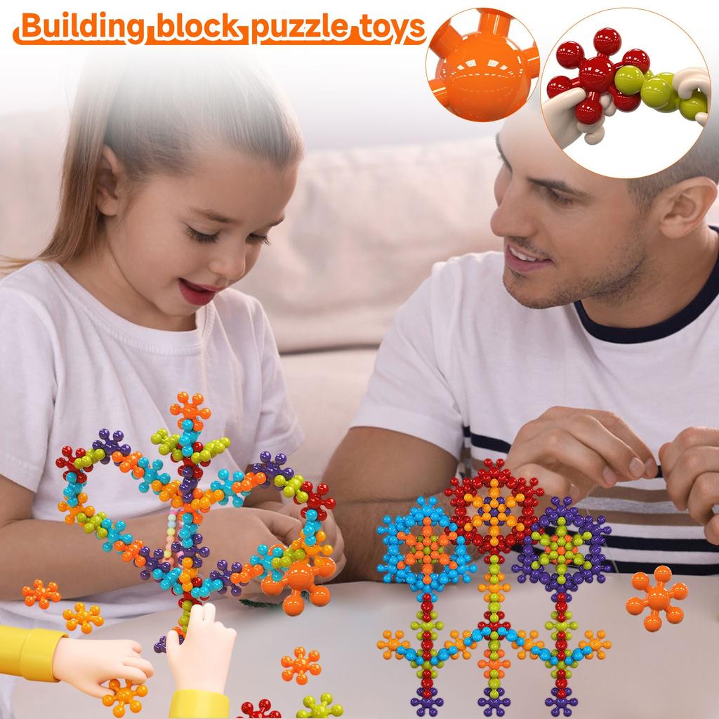 Детский набор креативных строительных блоков, развивающие игрушки, подходит для мальчиков и девочек в возрасте от 3 лет и старше, раннее образование, тренировка практических навыков