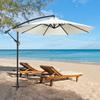 6 Bones Umbrella Replacement Canopy Without Stand 2m Parasol Replaceable Cloth UV Protection Detachable for Outdoor Beach Garden