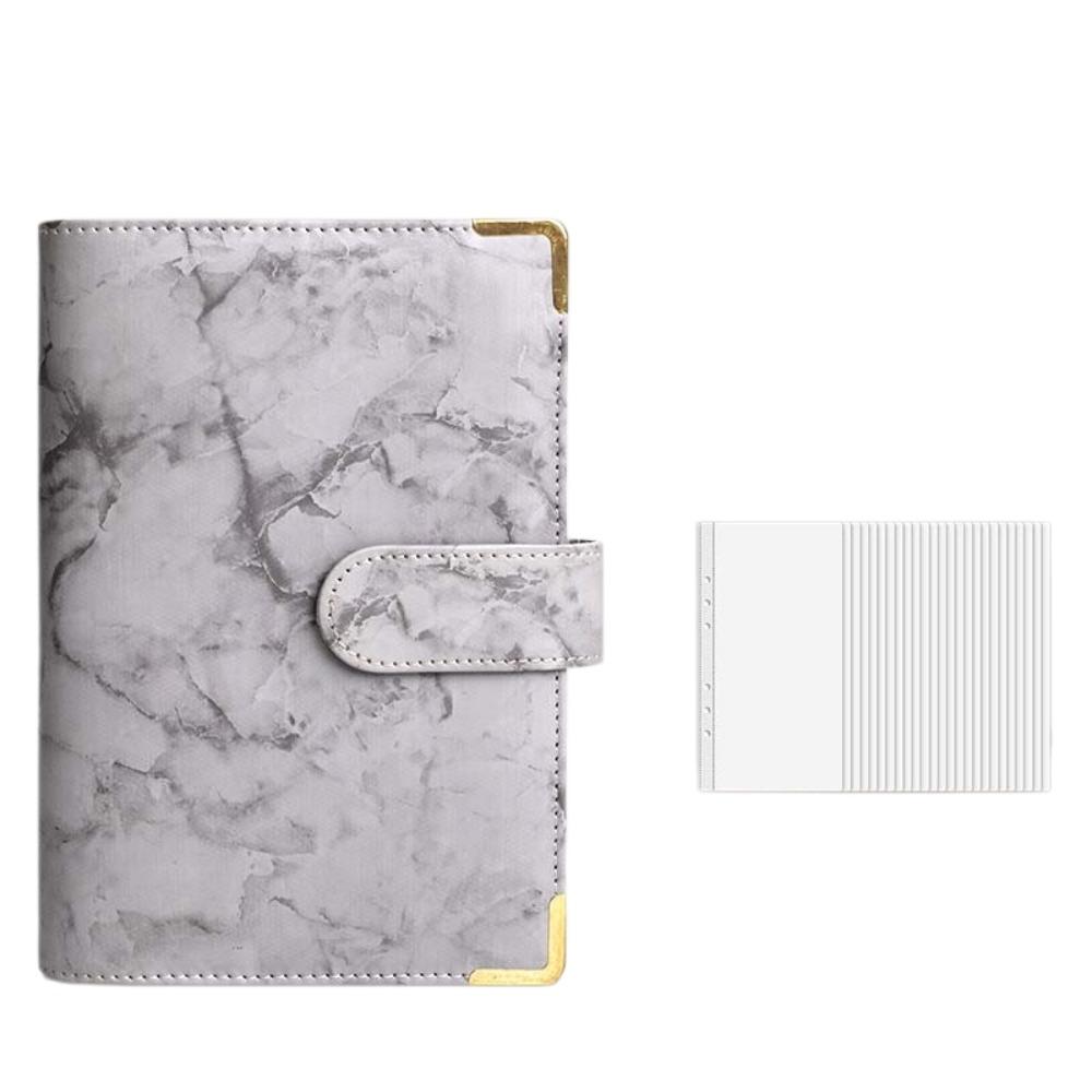 Faux Leather Savings Challenges Book Marbling/Leopard Print Mini Budget Binder Save Money