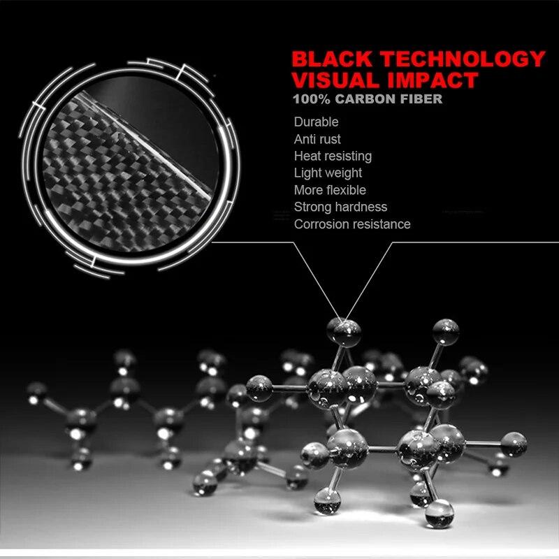 Carbon Fiber Car Steering Wheel Plate Stickers Button Frame Trim Decals For Toyota Corolla 2014- Auto Interior Accessories