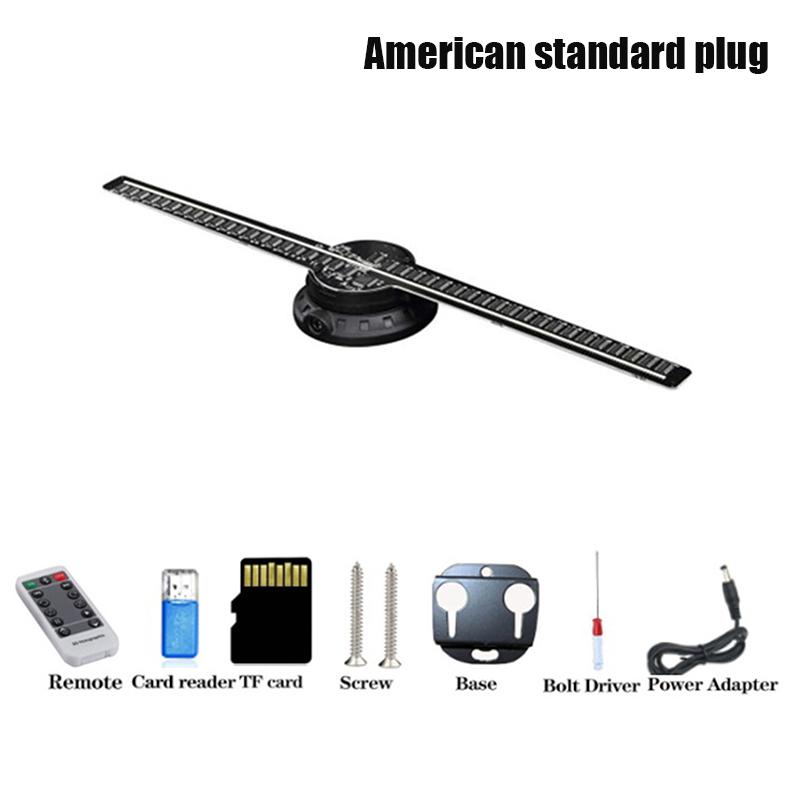 3D голографический вентилятор 43 см Wi-Fi 3D голографический проектор рекламный дисплей световой Hd голографический проектор для магазинов баров вечеринок Рождество