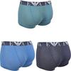 Emporio Armani Мужские боксеры с логотипом в стиле колор-блок, 3 шт. 111357-3R715-50436