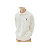 New MLB Sweatshirt Unisex Dark Cream 3AMTB0534-43CRD
