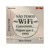 Ретро Металлическая табличка Без Wi-Fi 8 дюймов Винтажное Настенное украшение Кафе Бар Арт Постер