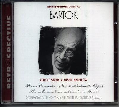 CD БАРТОК, РУДОЛЬФ СЕРКИН, АНШЕЛЬ БРУСИ - Концерт для фортепиано №. 1, 2 Портрета, RET030 Ретроспективный R 2002 Не Япония Классический Б/У
