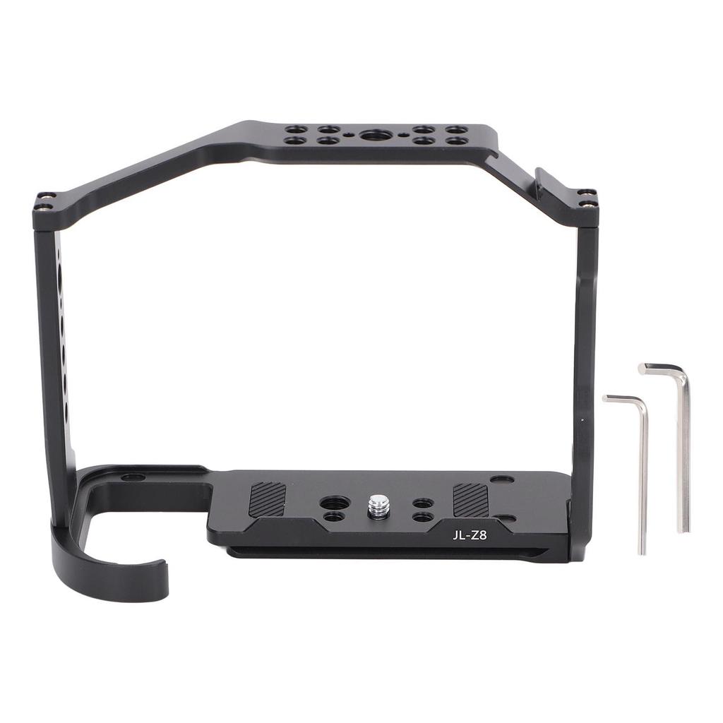 Camera Cage Video Aluminum 14in Screw Hole Cold Shoe Port for Arca for ARRI Locating Holes Hollow