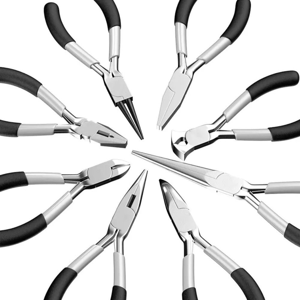Handcraft Mini Pliers Carbon Steel Insulated Pliers Making Tools Jewelry Making Plier  Beading