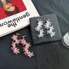 Fashion Trendy Earrings Flowers Stud Earrings for Women Vintage Creative Temperament Contracted Woman Stud Earrings Fine Jewelry
