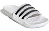 Шлепанцы Adilette Boost Adidas 'Белые Черные Полоски' FY8155