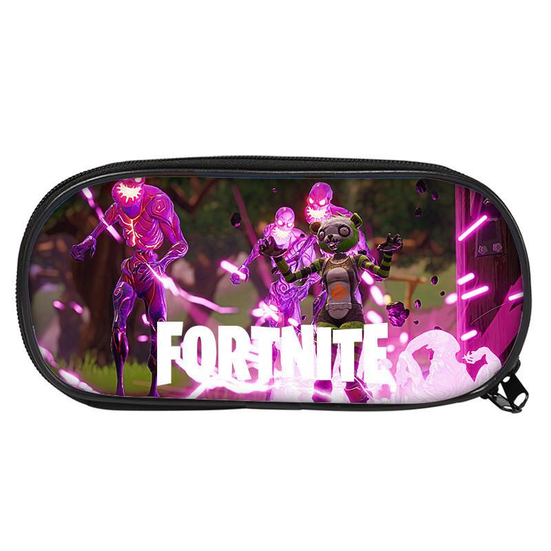Fortnite Pattern Student Single Layer Stationery Pencil Bag Stationery Storage