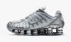 AR3566-003 Nike Shox TL Платиновый и Металлический Серебристый (Женский)