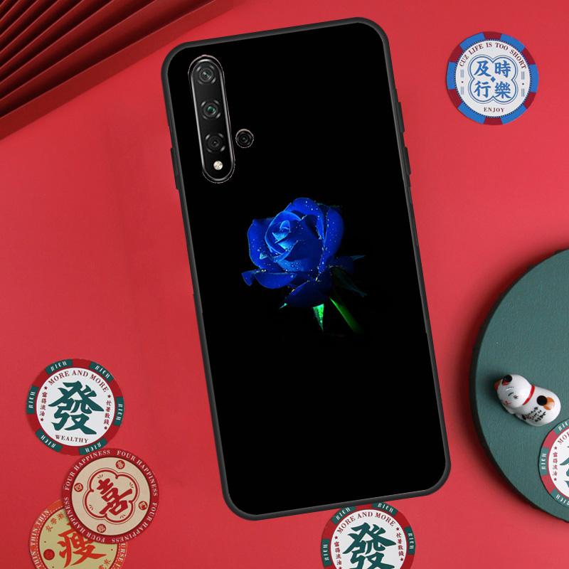 Blue Rose Art For Huawei Nova 11 Pro 9 10 SE Y60 Y70 Y90 Y61 Y91 Y72 Y73 12i 11i 8i P20 P30 P40 Lite Case