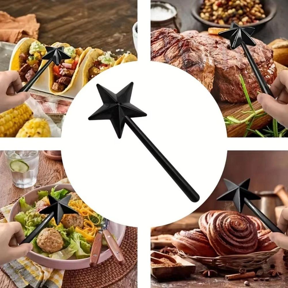 Creative Star Shaped Seasoning Wand 3 Holes Star Shaped Shake Stick BBQ Supplies