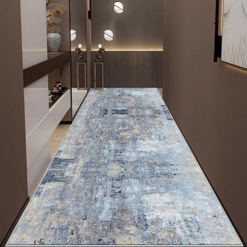 Современный ковер-дорожка для коридора для украшения прихожей, гостиной, дома, прохода, напольные коврики, роскошный декор прихожей, ковер-длинная полоса