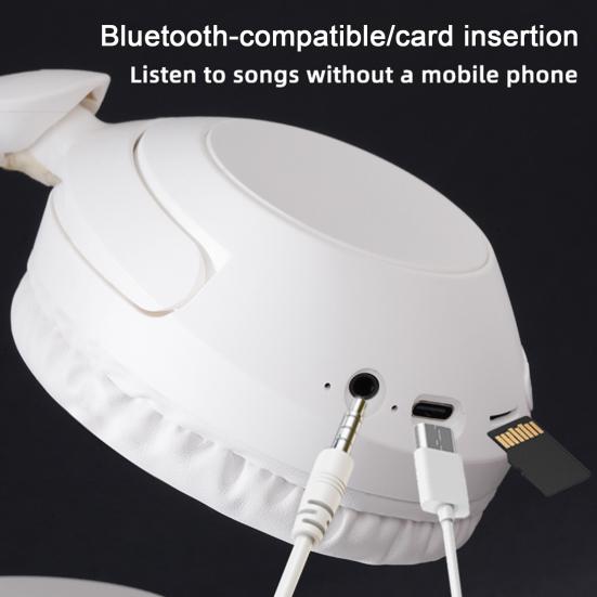 Беспроводные наушники Иммерсивный звук HiFi Bluetooth-совместимые 5 шумоподавлений Чистый звук Беспроводные наушники с головным креплением