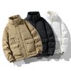 2025 Autumn And Winter New Workwear Outdoor Down Jacket White Duck Down Men'S Couple Style Down Jacket