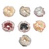 Fashion Lace Scrunchies for Women Oversized Scrunchy Ponytail Holder Double Layer Elastic Hairband All Matching Headwear