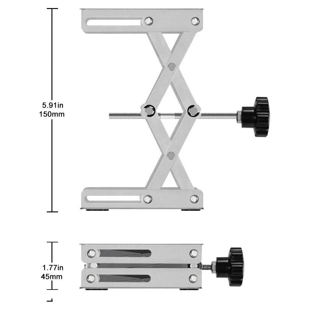 Лабораторный ножничный подъемник из нержавеющей стали, лабораторная опорная платформа, подъемный столик, платформа с регулируемой высотой, столярные инструменты