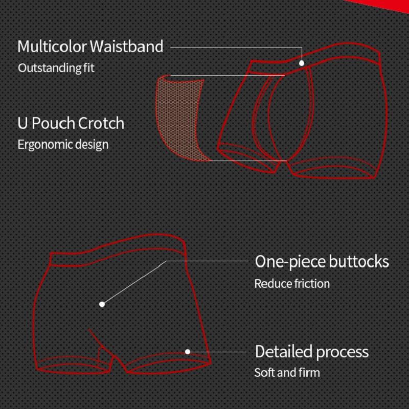 MiiOW 3 шт. антибактериальное хлопковое сексуальное мужское нижнее белье для геев мужские трусы-боксеры дышащие мужские трусы Bxoers шорты Hombre