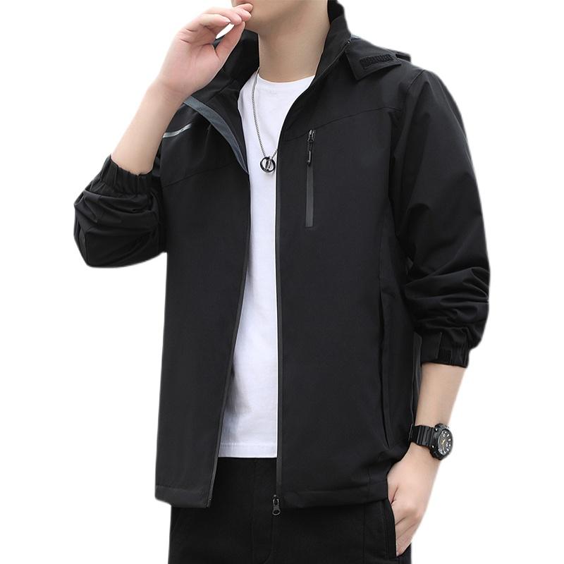 Cozy Up Мужская водонепроницаемая куртка-дождевик II с капюшоном, дышащая ветровка для пешего туризма, альпинизма