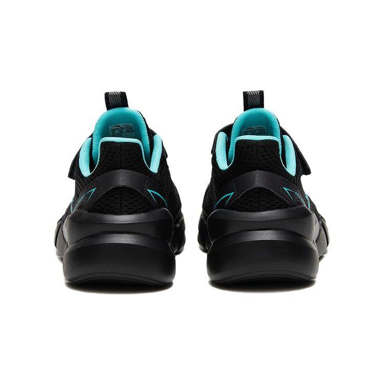 Anta Comfortable Versatile Daily Shock Absorbing Durable Low Top Kids Running Shoes Kids Sneaker Black Green A312325567H-5