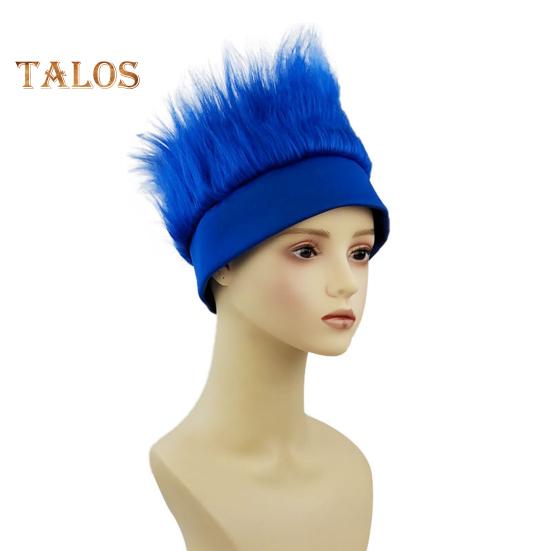 Волосатый костюм повязка на голову пустой верхний дизайн повязка на голову парик декор эластичный мягкий головной убор веер аксессуар для волос
