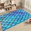 1 шт. Красочные коврики для ванной с рисунком чешуи русалки, впитывающие коврики, противоскользящие коврики, товары для домашнего декора, ковры, коврики для пола для дома, кухни