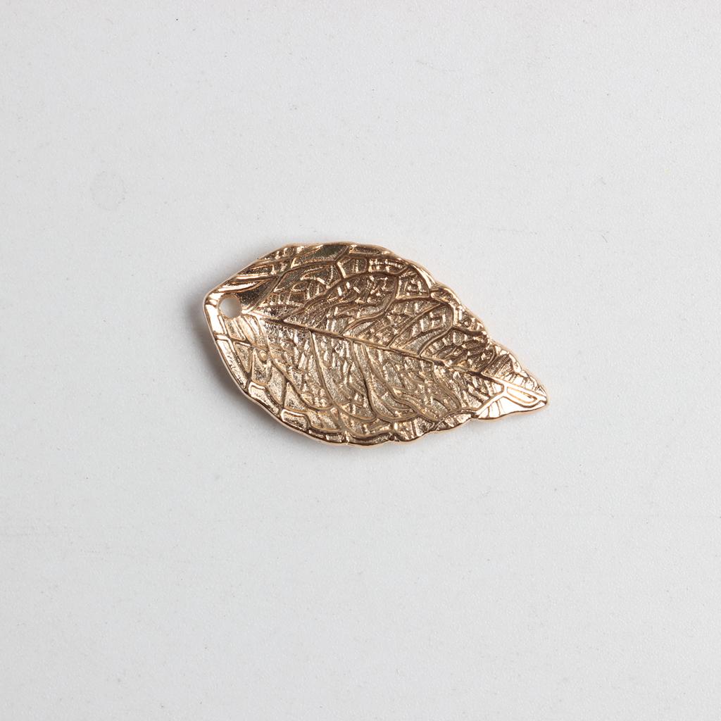 20pcs Vintage Alloy Leaf Leaves Pendant Charms DIY Jewelry Findings Sliver